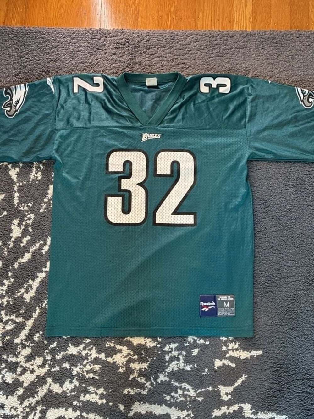 MADE IN USA Vintage Reebok Ricky Watters #32 Philadelphia Eagles Jersey Size M